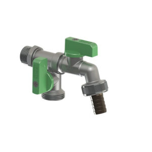 Robinet de gradina dublu NANO MAC 1/2×3/4 x3/4