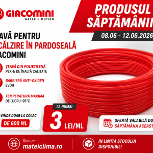 Teava pex-b incalzire in pardoseala Giacomini 16x2