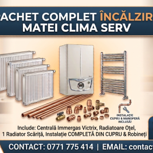 Pachet Complet Încălzire „La Cheie”-apartament 3 camere