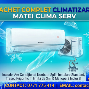 Pachete aer conditionat la cheie cu montajul inclus